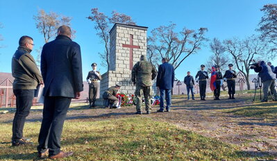 11.11.2024 - Pietny akt na vojnovom cintoríne Veľkrop 